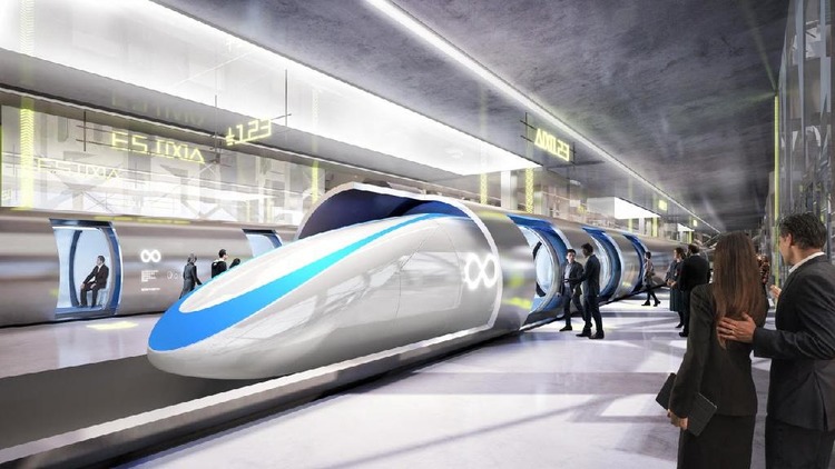 Hyperloop transport system